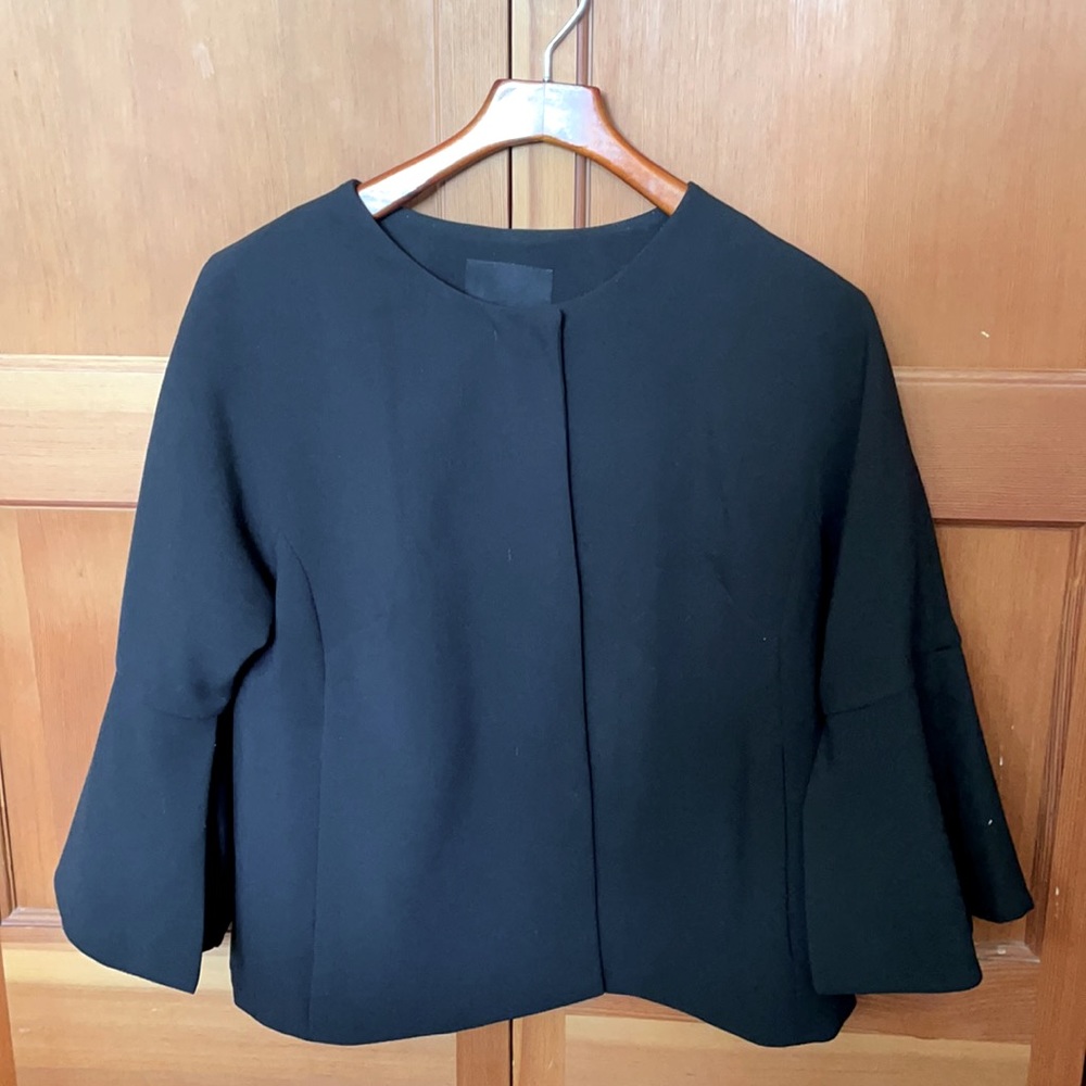 Banana Republic swing blazer with bell sleeves